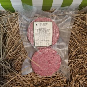 Venison & Caramelised Red Onion Burgers